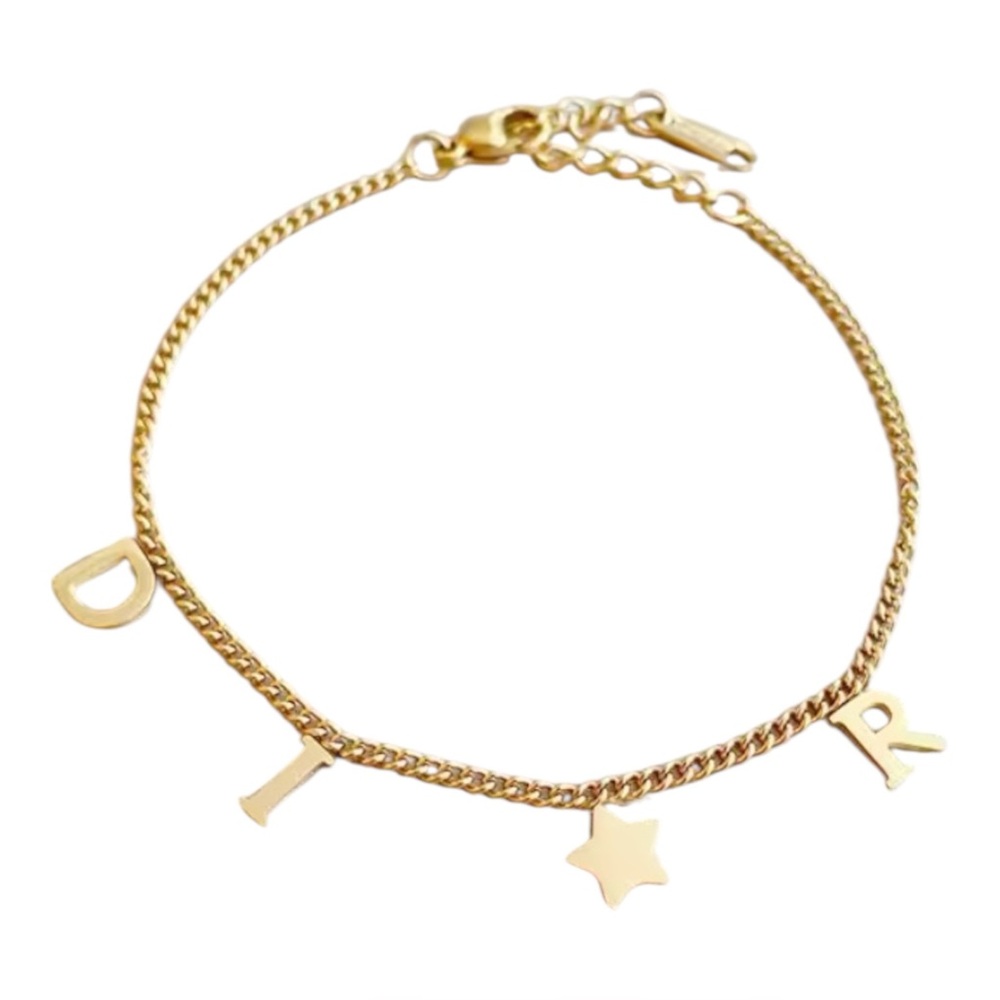 Christian Dior letter bracelet